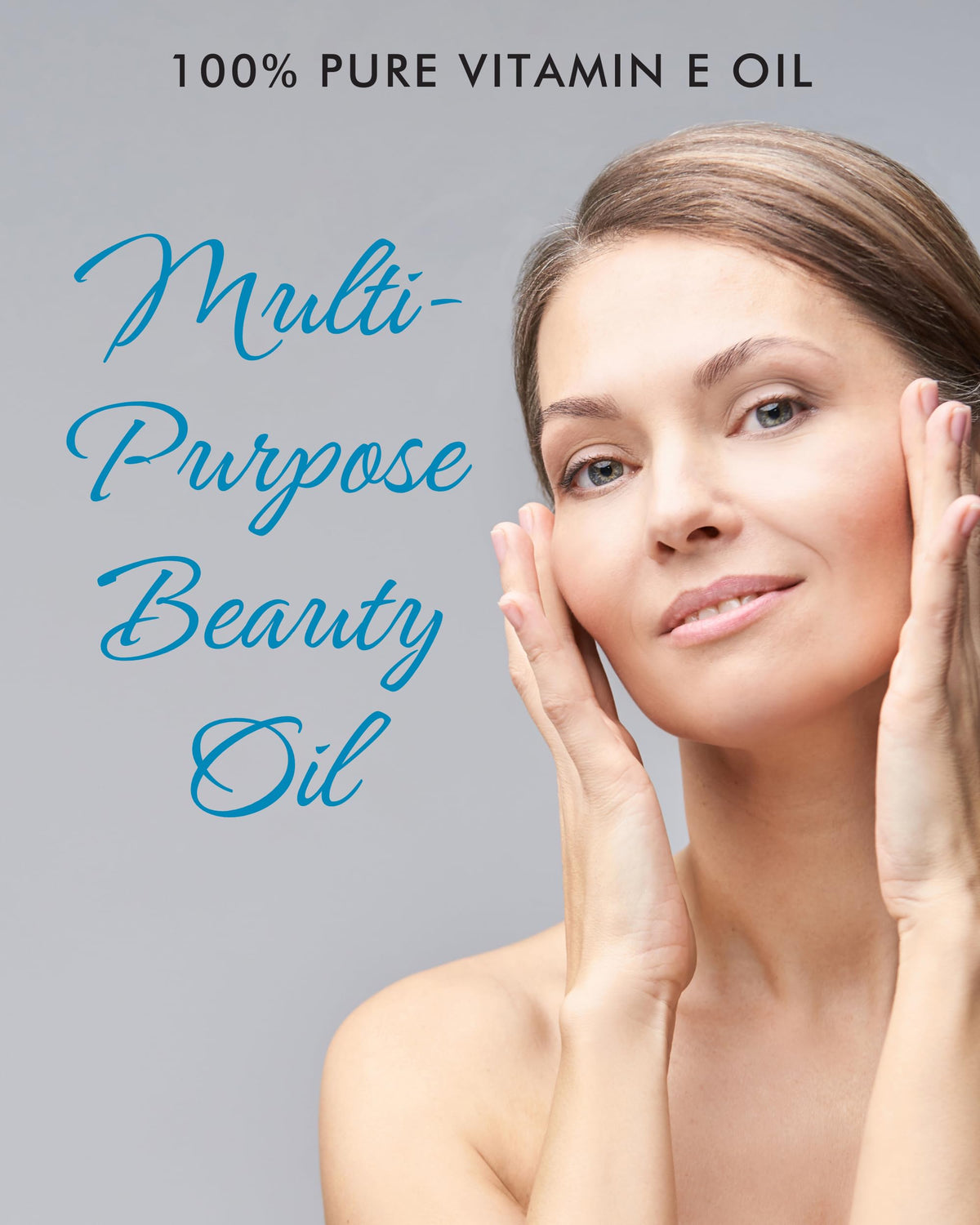Tropical Holistic applied to facial skin to lock in moisture