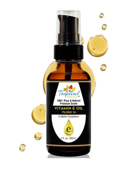 Tropical Holistic front label showing product benefits and purity