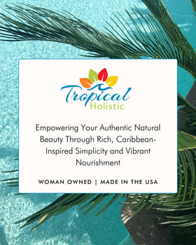 Tropical Holistic ingredient label close-up highlighting 100% pure tocopherol