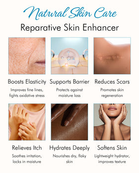 Tropical Holistic oil drop on fingertip showing rich texture and nourishment