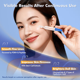 TRSTAY LUXE close-up of one ampoule highlighting freshness and hygiene