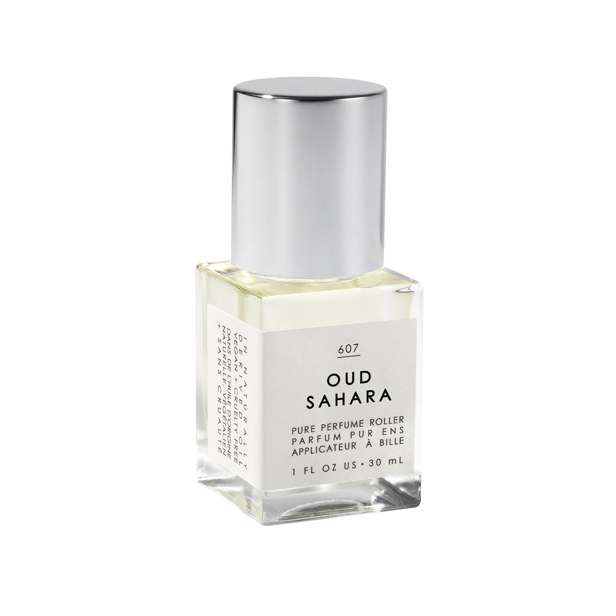 Tru Fragrance Beauty bottle front showing oud sahara and elegant packaging benefit: immediate product recognition