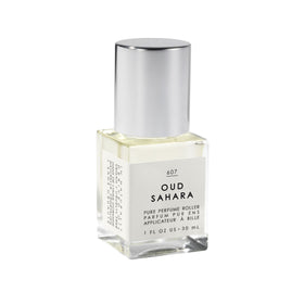 Tru Fragrance Beauty bottle front showing oud sahara and elegant packaging benefit: immediate product recognition