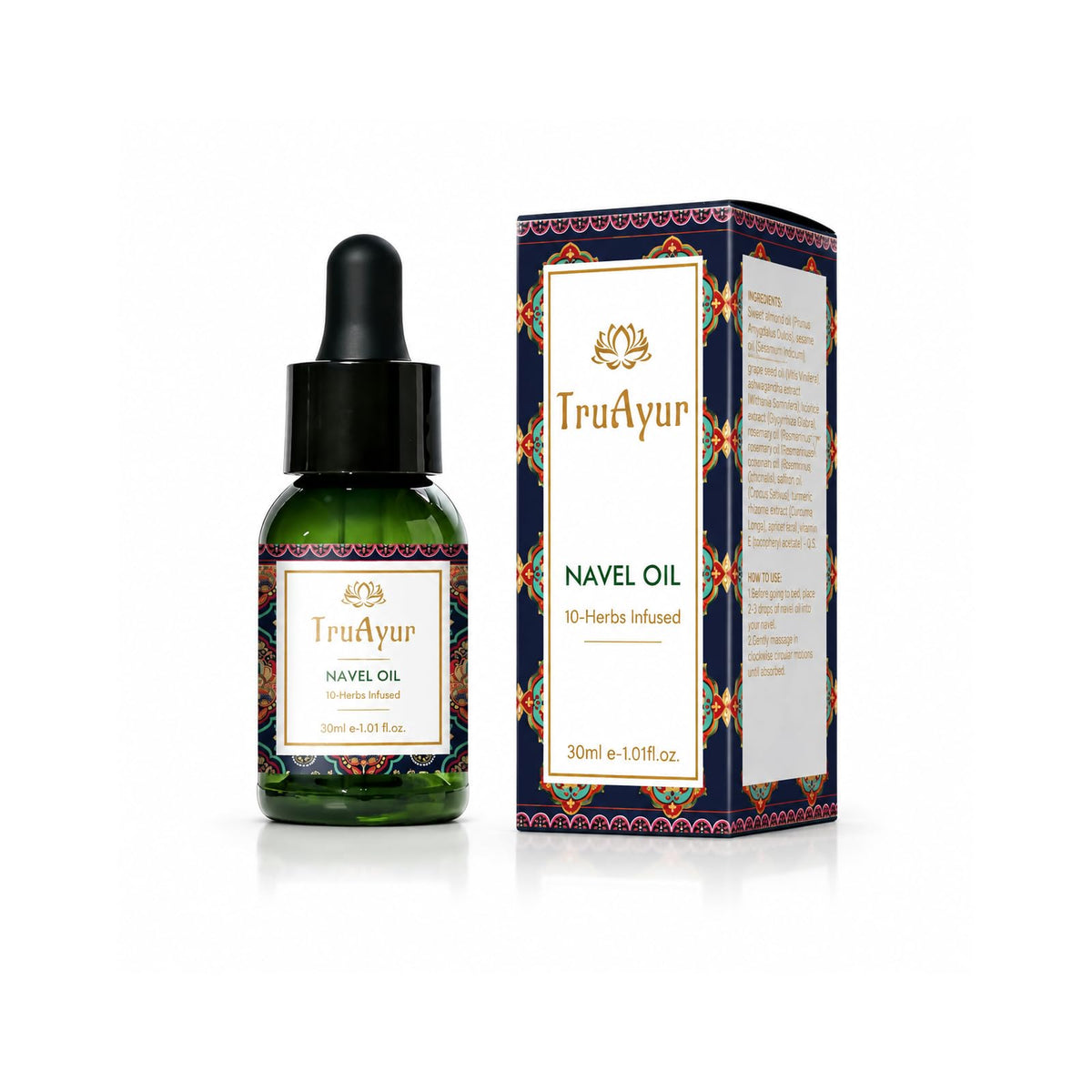 Truayur front packaging showing bottle and clear product for easy identification and trust