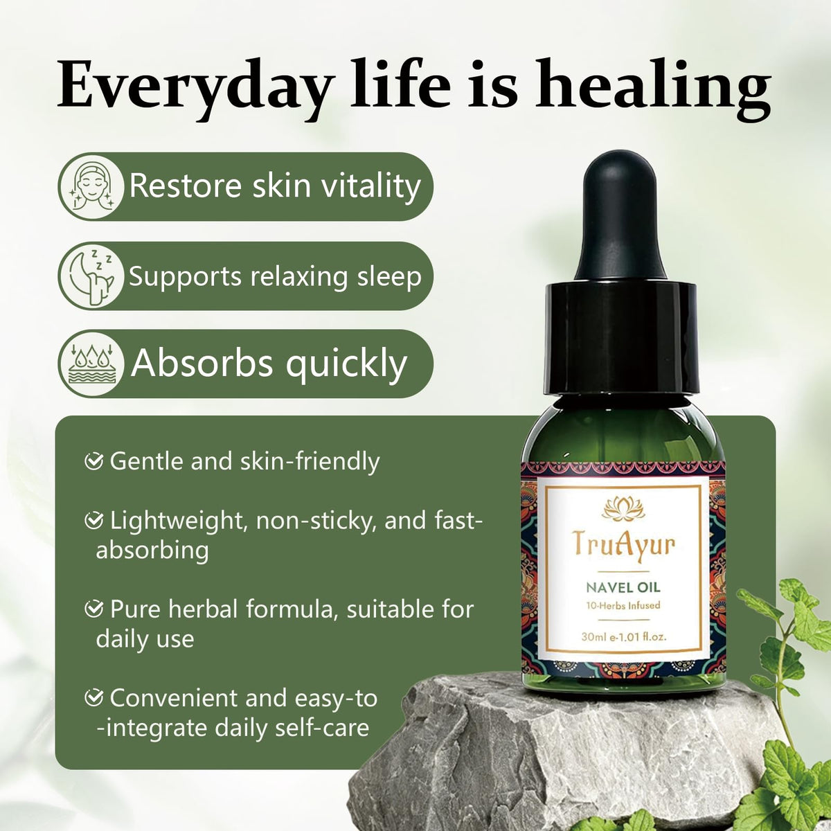 Truayur nighttime routine setting portraying calm ambiance and improved sleep ritual
