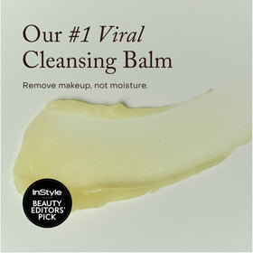 True Botanicals balm texture close-up showing buttery melt and glide