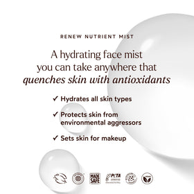 True Botanicals fine mist texture closeup highlighting even spray for instant hydration