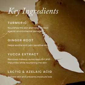 True Botanicals ingredient trio turmeric, ginger, mango showing antioxidant support