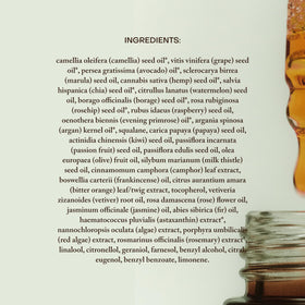 True Botanicals label close-up showing ingredient transparency and clean formula