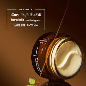 True Botanicals product label close-up highlighting formulation without silicones and parabens benefit