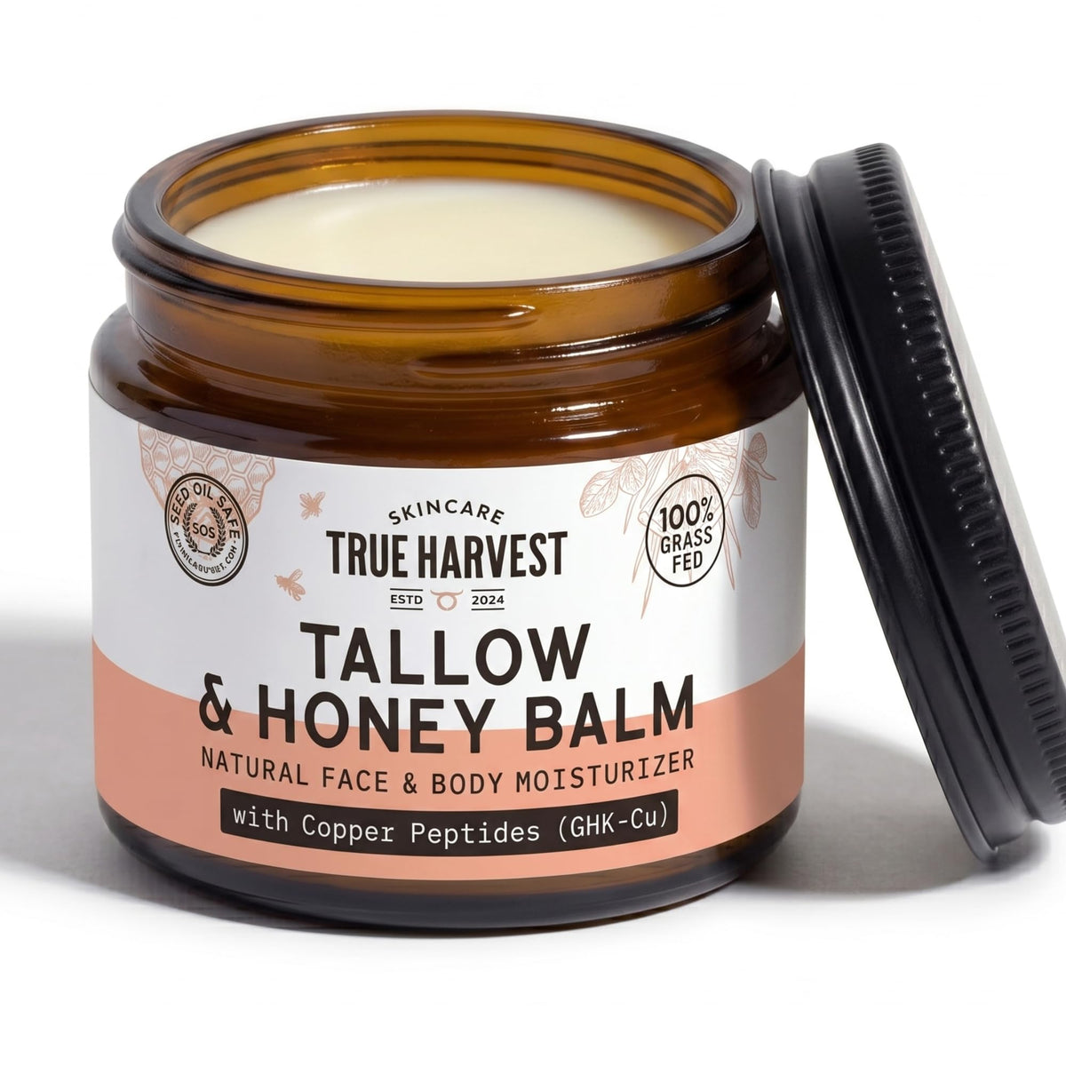True Harvest front jar showing packaging and clean ingredient promise