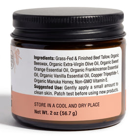 True Harvest Manuka honey and tallow closeup highlighting natural humectant benefit