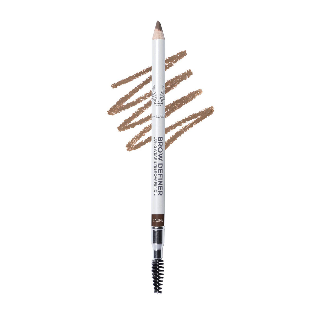 True + Luscious front packaging showing pencil and benefits