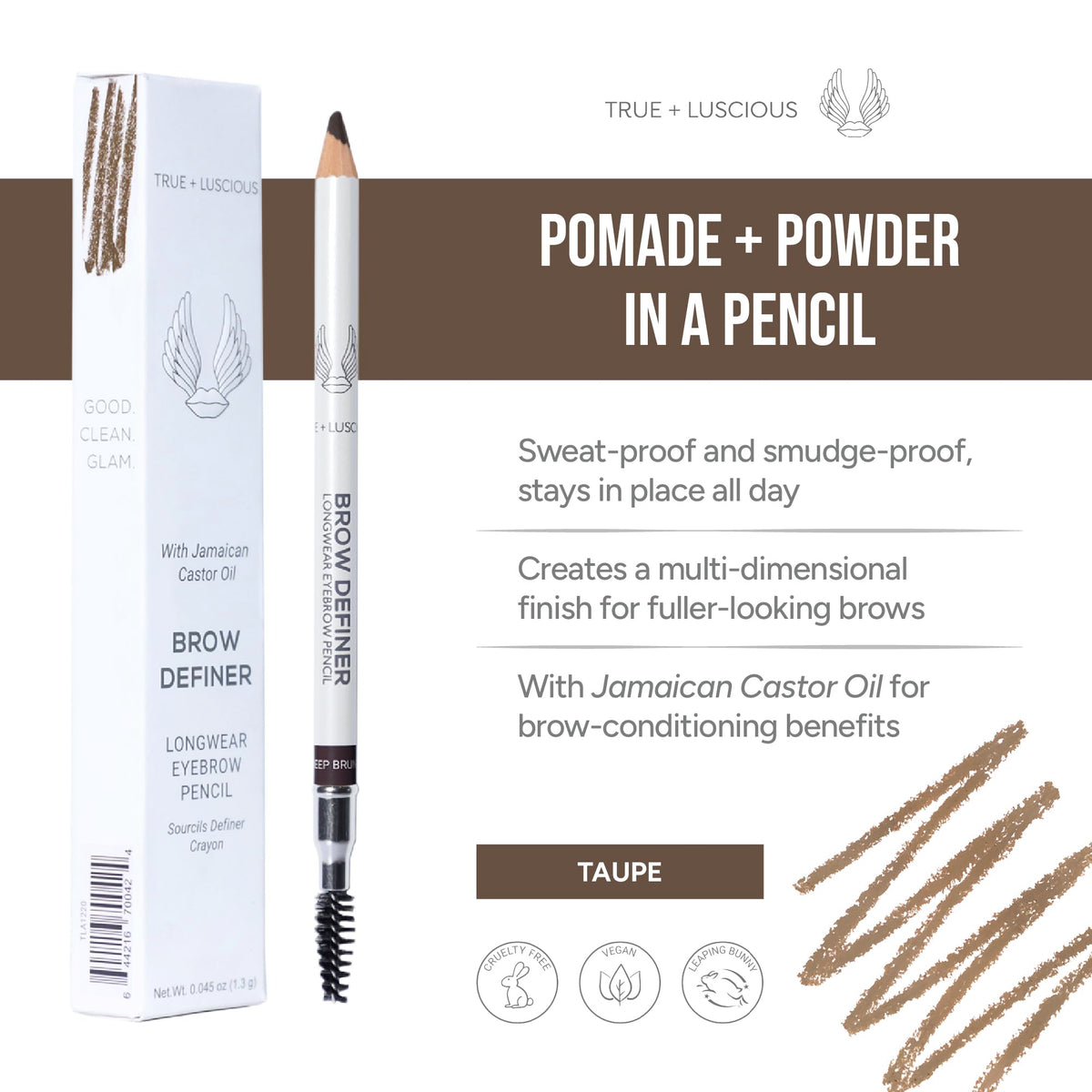 True + Luscious spoolie close-up blending color for natural finish