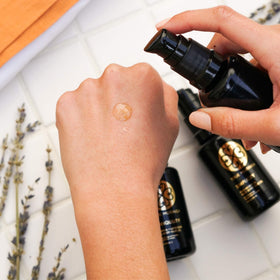 True Moringa oil texture close-up highlighting lightweight absorption