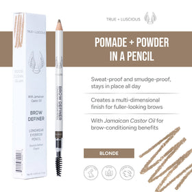 True + Luscious pomade core close-up showing creamy texture for buildable coverage