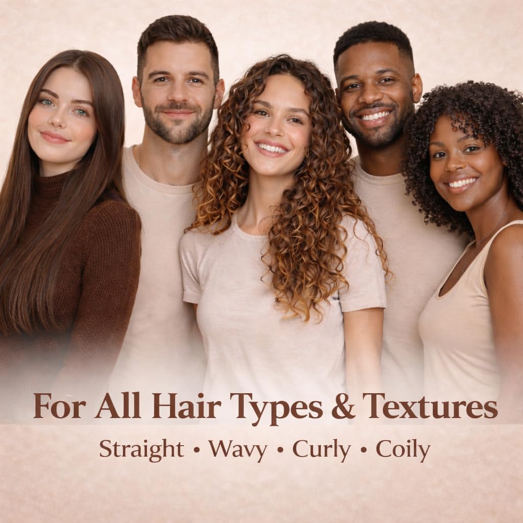 TRUÉ PURSUÉ lifestyle model running fingers through healthier-looking hair