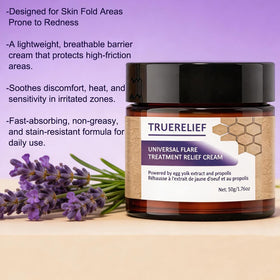 TRUERELIEF texture close-up highlighting creamy balm for easy absorption