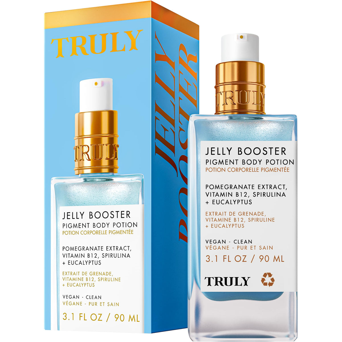 Truly front bottle showing packaging and size for easy identification