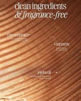 Truly applied on leg showing even, natural sun-kissed glow