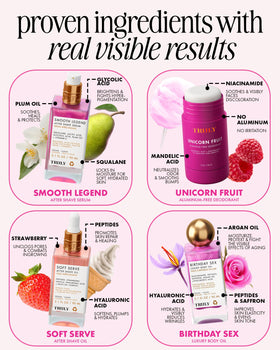 Truly serum texture detail on skin to show lightweight exfoliating feel