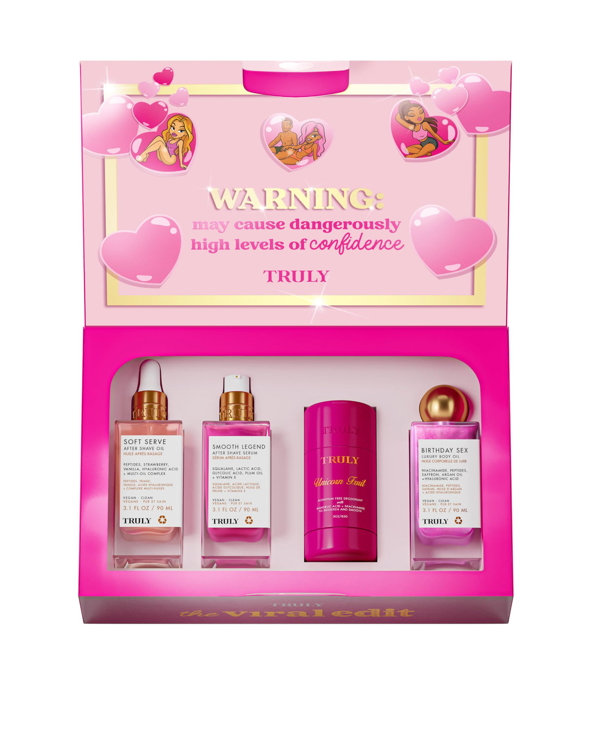Truly front packaging showing the complete viral edit set for convenient routine