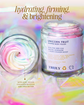 Truly texture close-up of whipped butter emphasizing creamy hydration