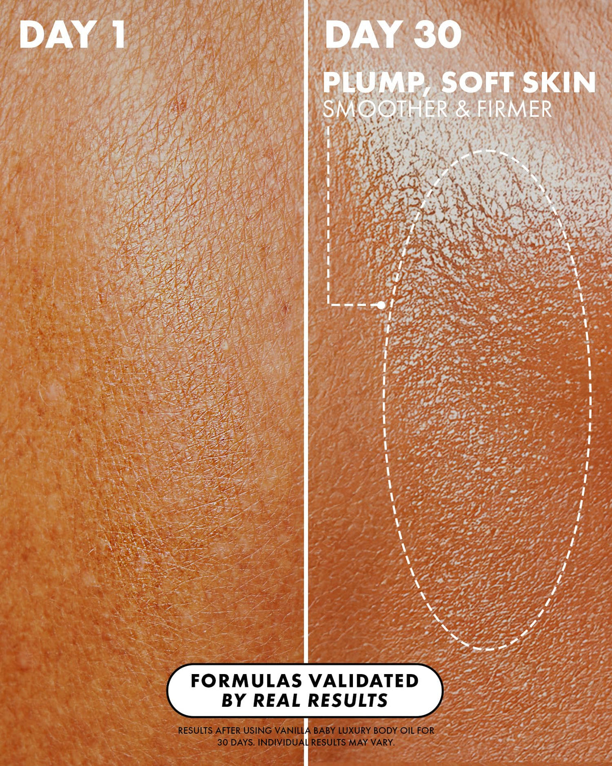 Truly oil texture close-up highlighting silky absorption and hydration