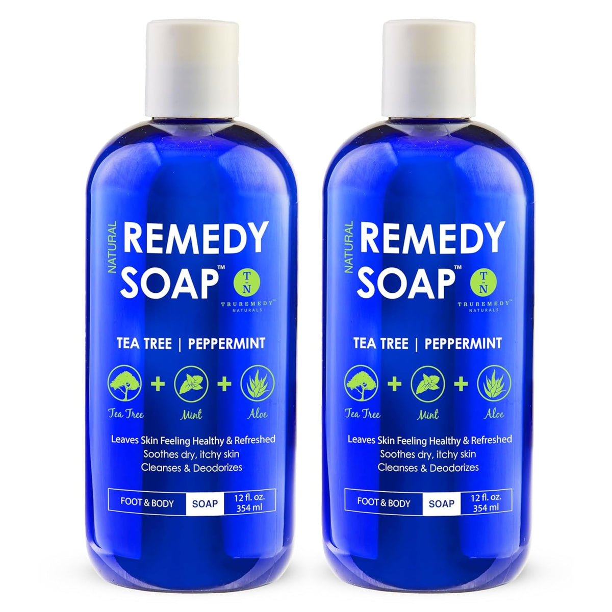 Truremedy Naturals front packaging showing labels and size benefit: clear info