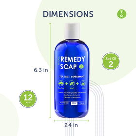 Truremedy Naturals creamy lather texture showing gentle cleansing benefit