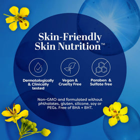 TruSkin drops on skin demonstrating application and moisturizing benefit