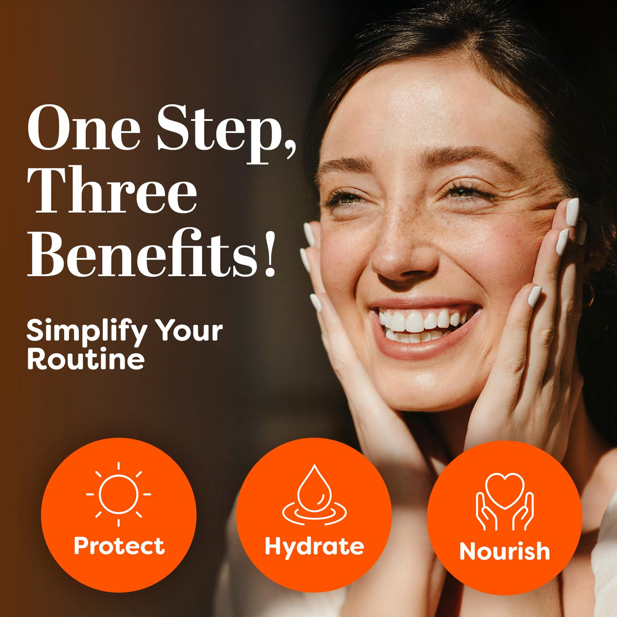 TruSkin applied in morning routine showing smooth, natural finish