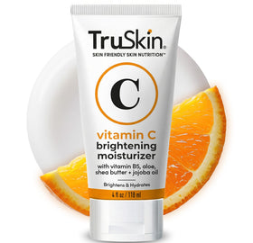 TruSkin front packaging showing bottle and product benefit