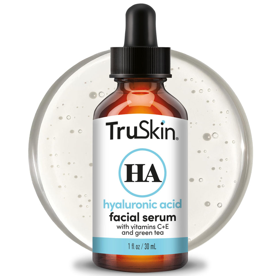 TruSkin front packaging showing clean serum bottle and branding for confidence