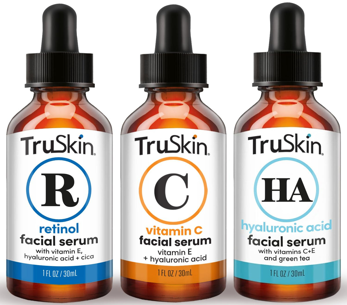 TruSkin botanical ingredients flatlay conveying natural supportive benefits