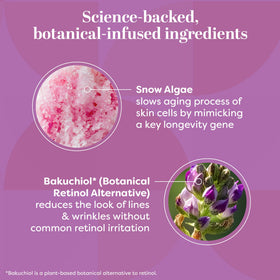 Close-up label on TruSkin jar highlighting ingredient list and benefit callouts