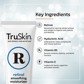 TruSkin cream texture close-up displaying smooth consistency and hydration