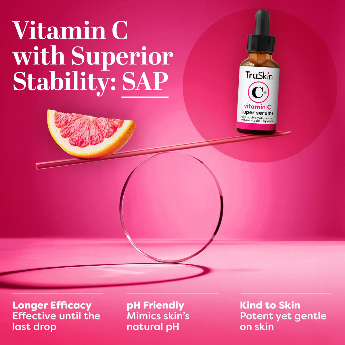 TruSkin active ingredients with botanicals for nourishing support