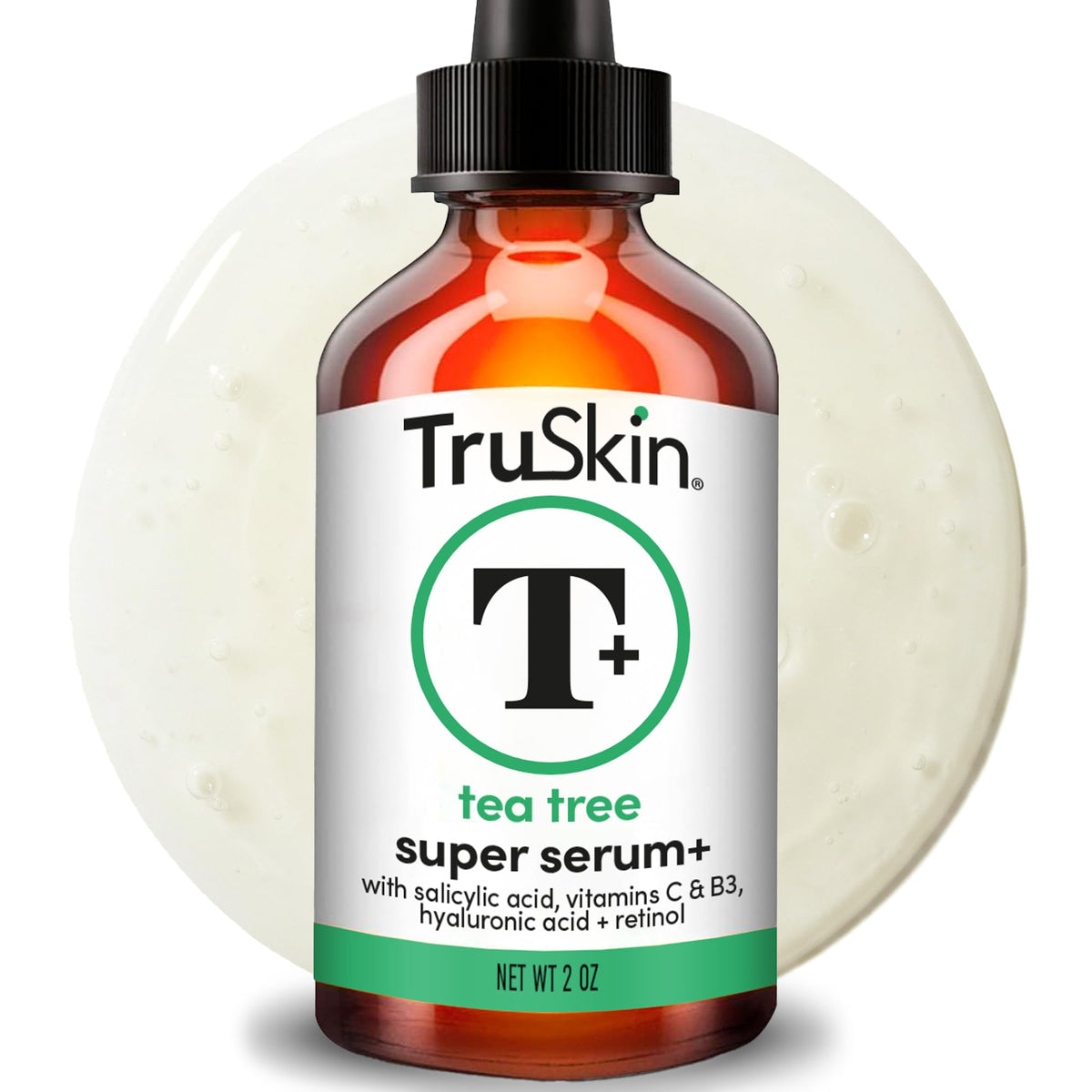 TruSkin front packaging showing product benefits and size