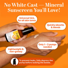 TruSkin serum texture on skin illustrating lightweight absorption