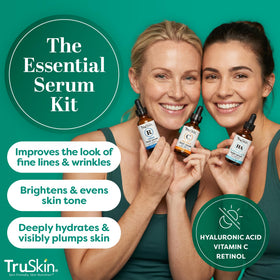 TruSkin Vitamin C dropper dispensing serum for brighter daytime skin