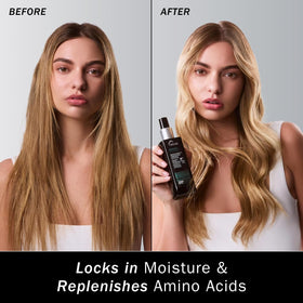 TRUSS mist texture on hand illustrating lightweight feel and easy absorbency benefit