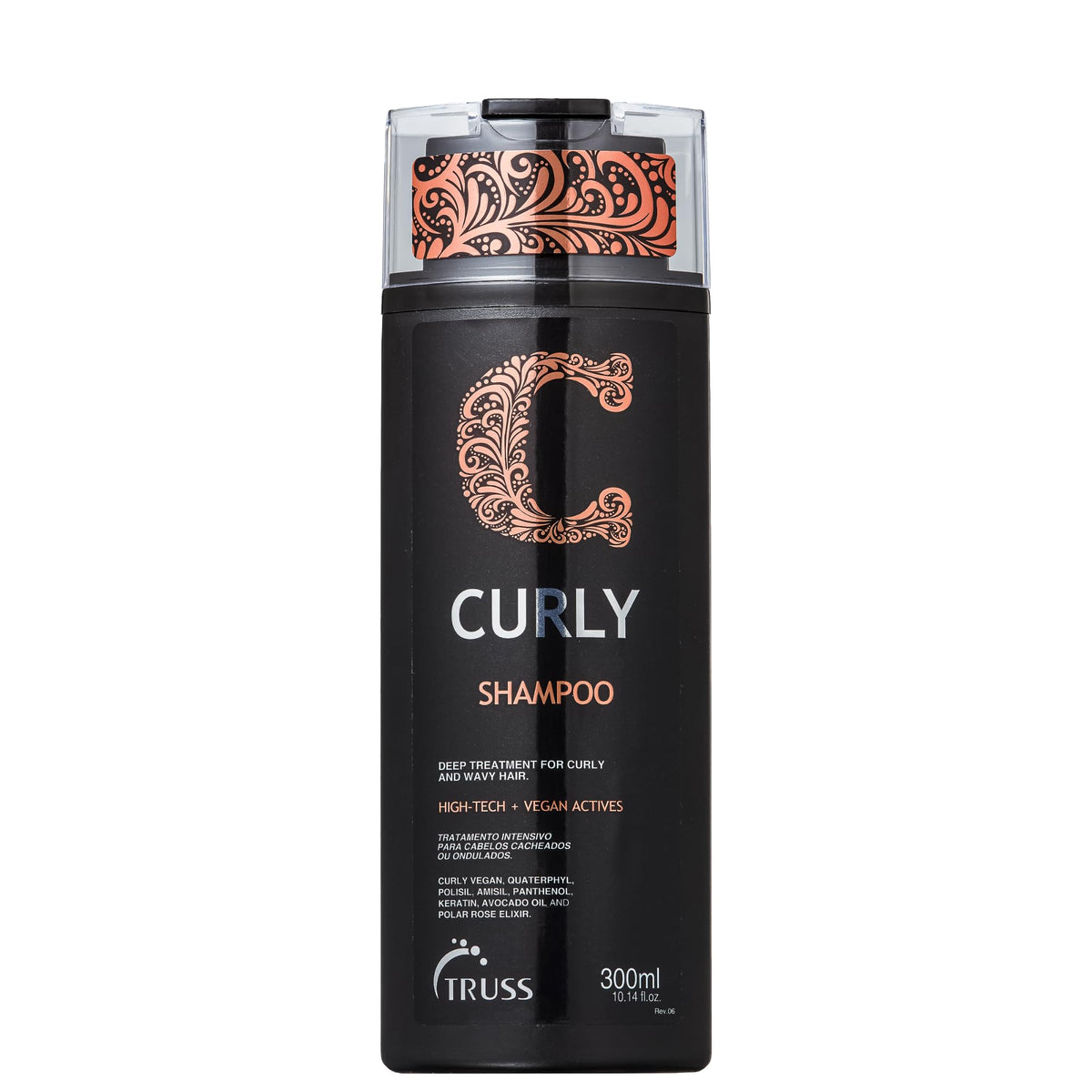 TRUSS front packaging showing bottle and easy-pour cap for salon-quality results