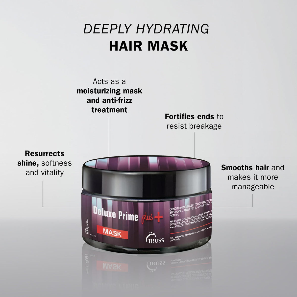 TRUSS open jar texture shows creamy mask and rich moisturizing benefit
