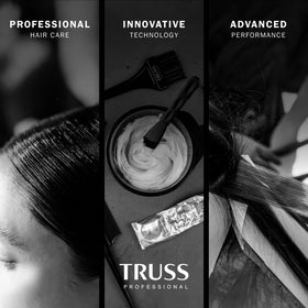 TRUSS shampoo paired with conditioner showing complementary use and restorative benefit
