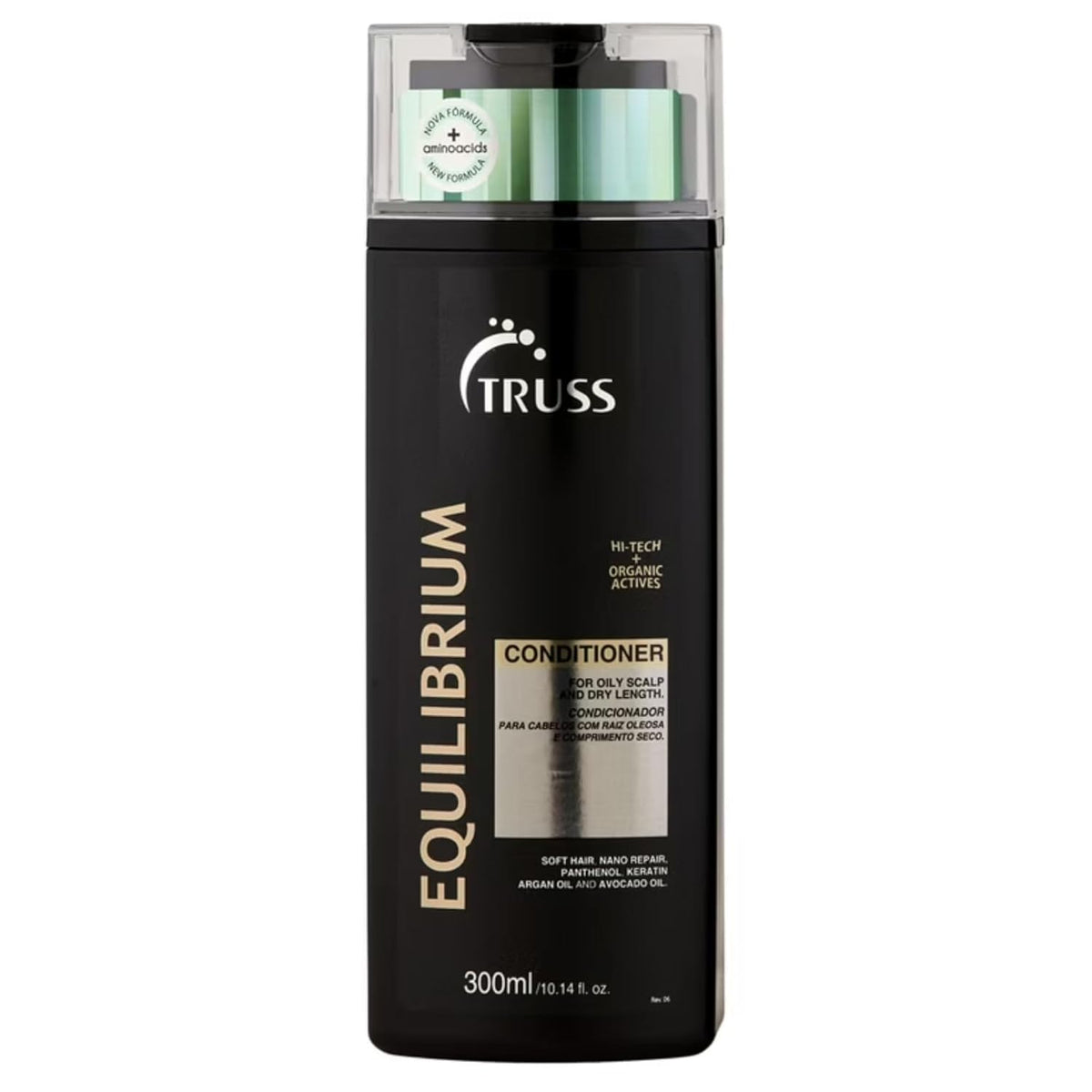 TRUSS Equilibrium front bottle showing packaging and lightweight promise