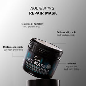 TRUSS texture close-up revealing creamy mask and restorative fibers
