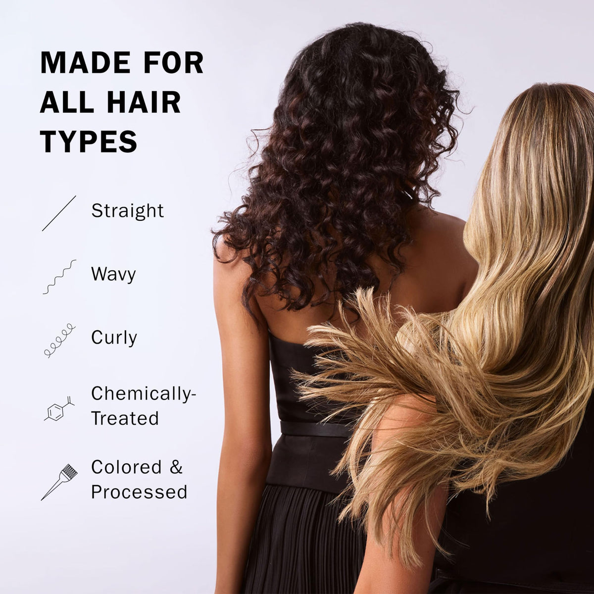 TRUSS oil ingredients arranged to show seven botanical oils that restore lipids and shine