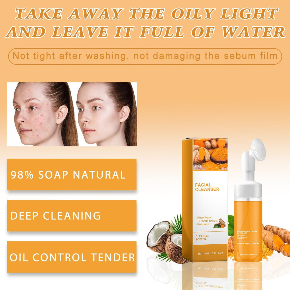 TRWLCFF exfoliating pads surface texture for gentle smoothing
