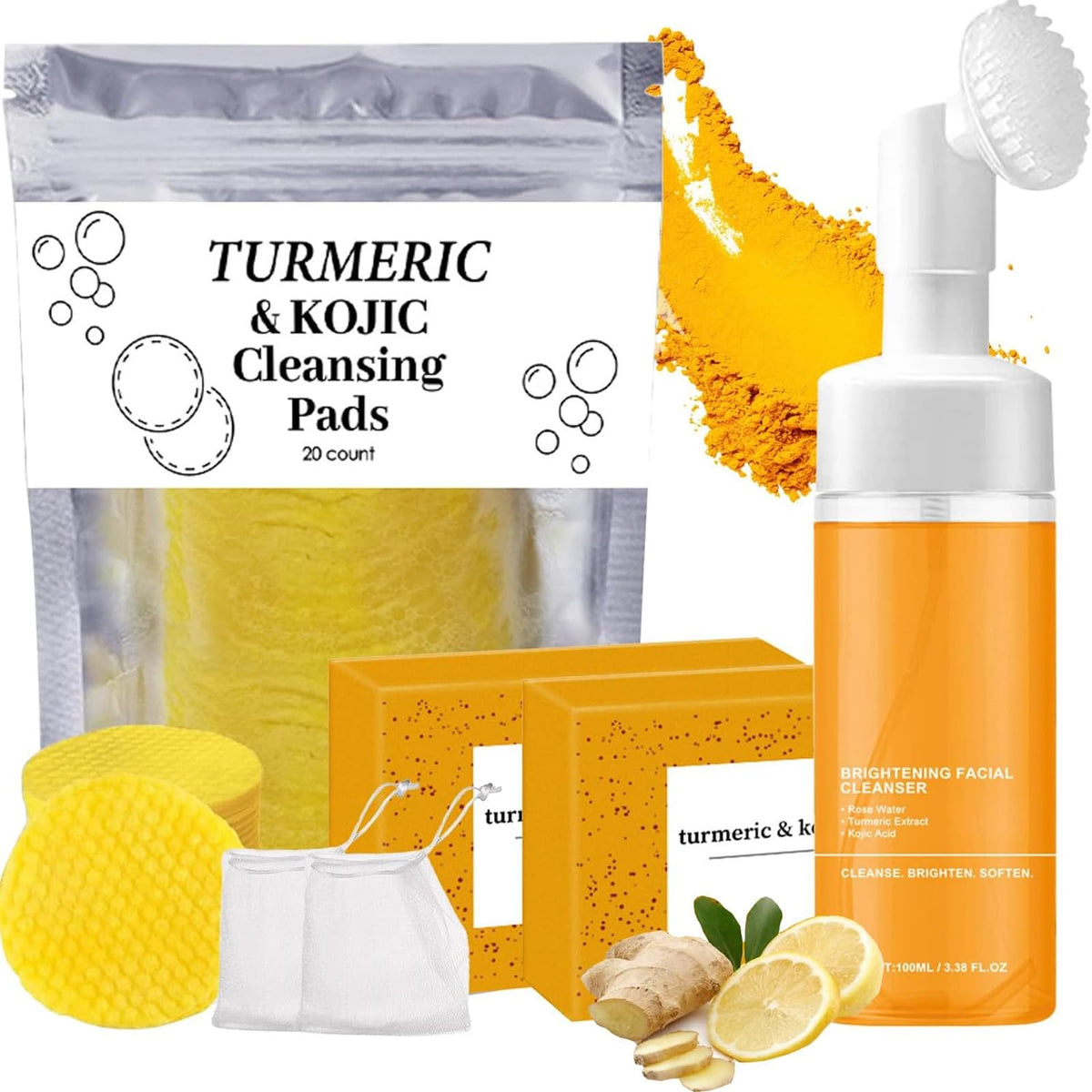 TRWLCFF full turmeric trio packaging showing kit and benefits